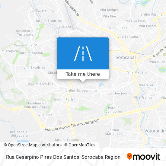 Rua Cesarpino Pires Dos Santos map