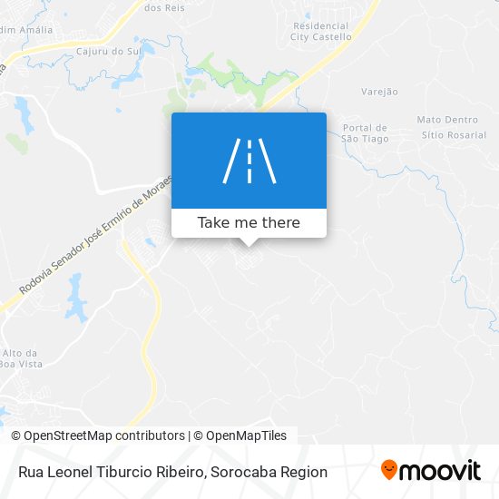 Rua Leonel Tiburcio Ribeiro map