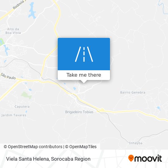 Viela Santa Helena map