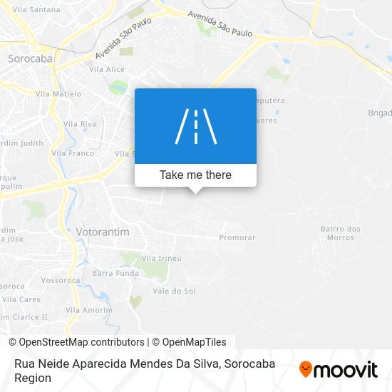 Rua Neide Aparecida Mendes Da Silva map