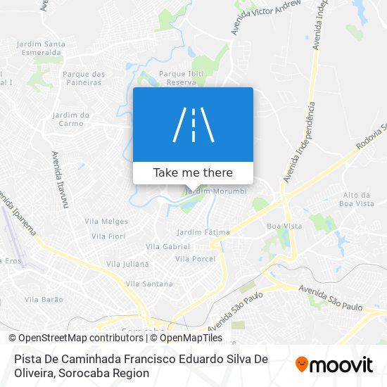 Pista De Caminhada Francisco Eduardo Silva De Oliveira map