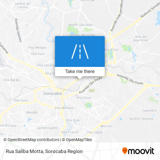 Rua Saliba Motta map