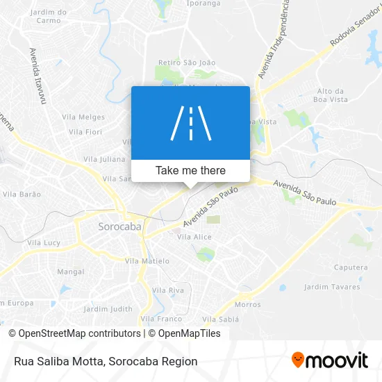 Rua Saliba Motta map