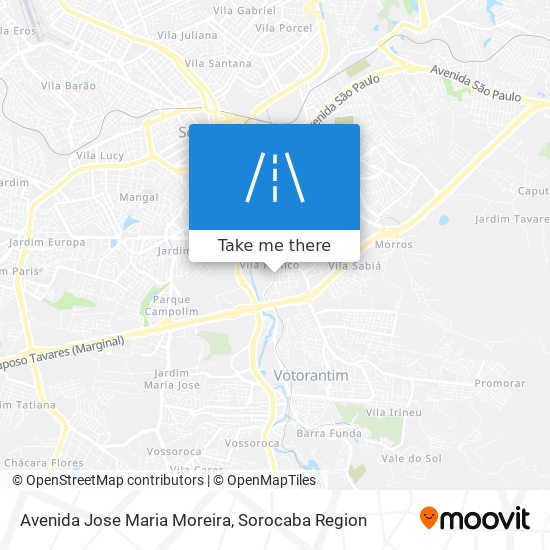 Avenida Jose Maria Moreira map