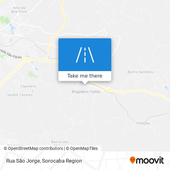 Rua São Jorge map