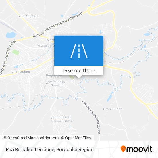 Rua Reinaldo Lencione map