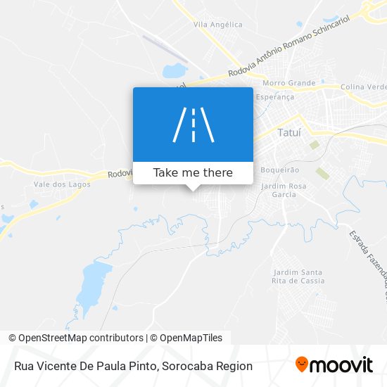 Rua Vicente De Paula Pinto map