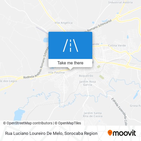 Rua Luciano Loureiro De Melo map