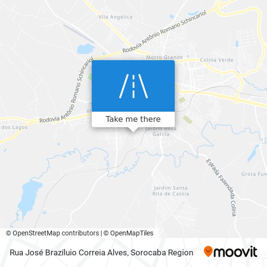 Rua José Brazíluio Correia Alves map