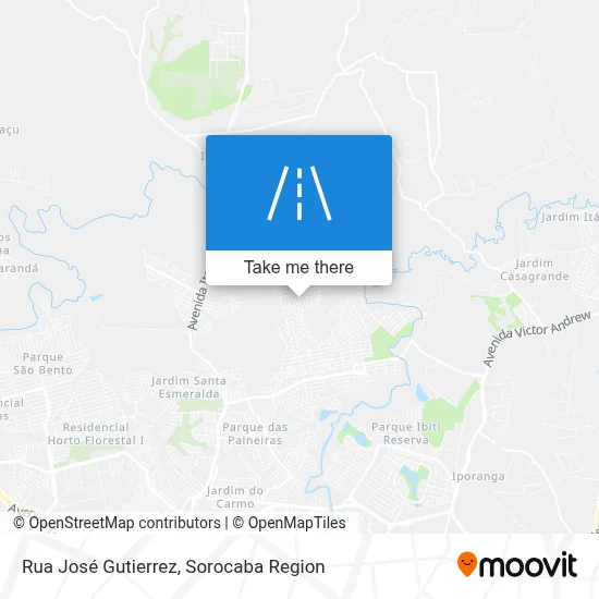 Rua José Gutierrez map