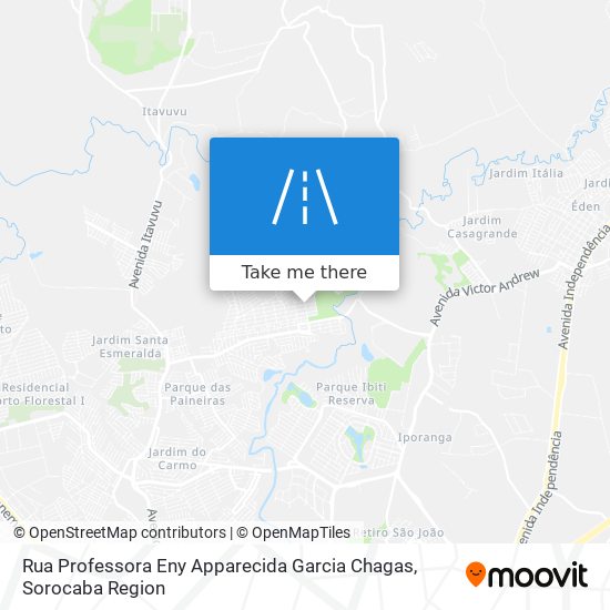 Rua Professora Eny Apparecida Garcia Chagas map