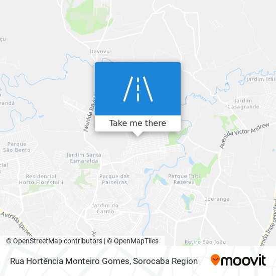 Mapa Rua Hortência Monteiro Gomes