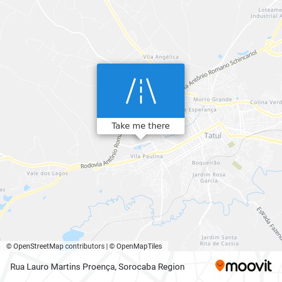Rua Lauro Martins Proença map