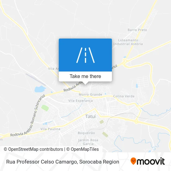 Rua Professor Celso Camargo map