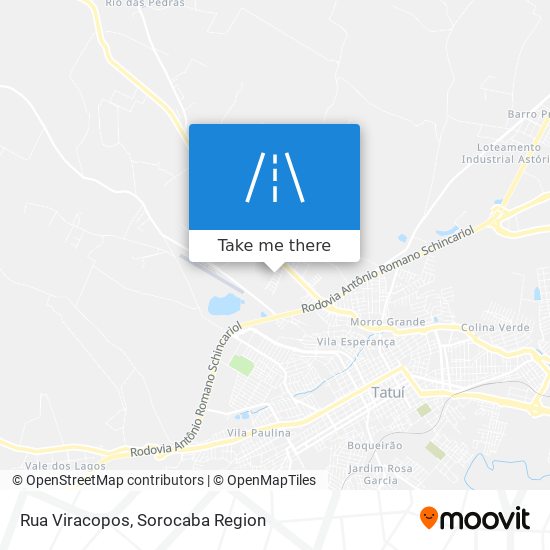 Rua Viracopos map