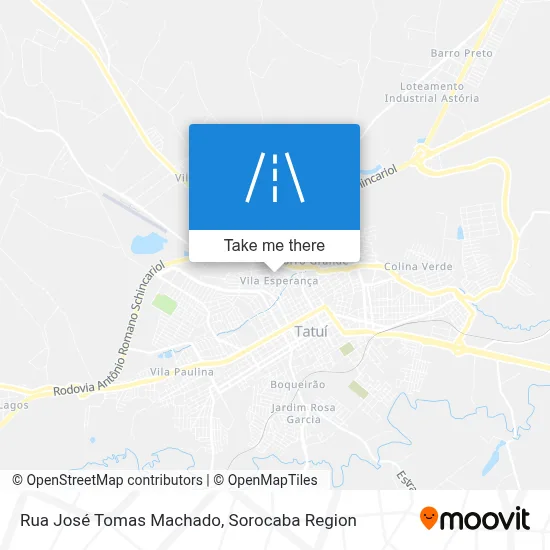 Rua José Tomas Machado map