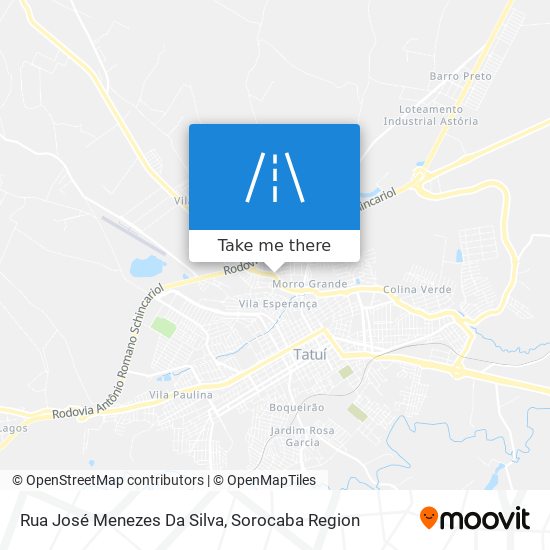 Mapa Rua José Menezes Da Silva