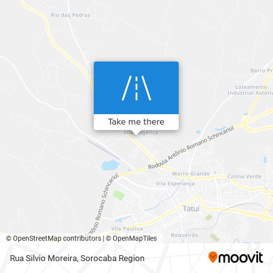Mapa Rua Silvio Moreira