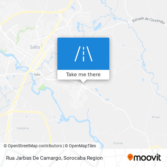 Rua Jarbas De Camargo map