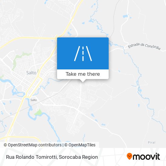 Mapa Rua Rolando Tomirotti