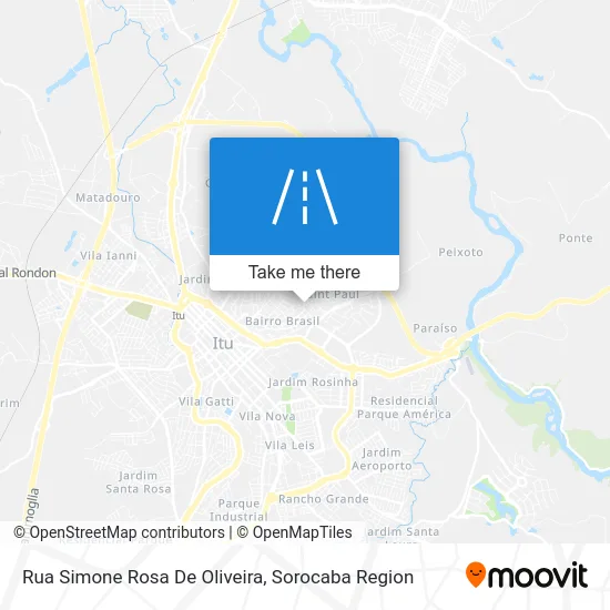 Rua Simone Rosa De Oliveira map