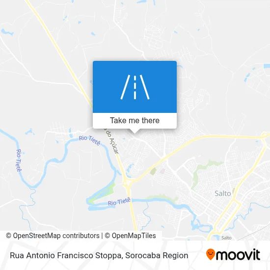 Rua Antonio Francisco Stoppa map