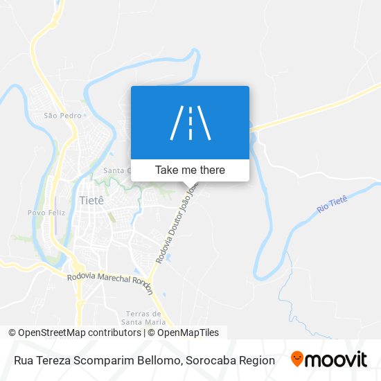 Rua Tereza Scomparim Bellomo map