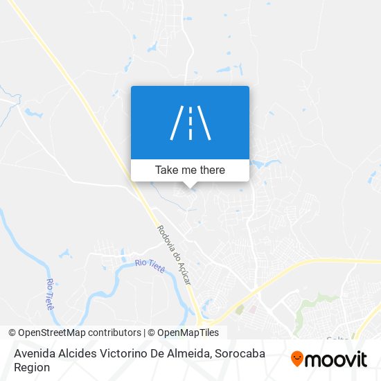 Mapa Avenida Alcides Victorino De Almeida