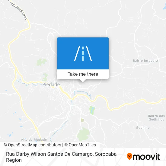 Rua Darby Wilson Santos De Camargo map