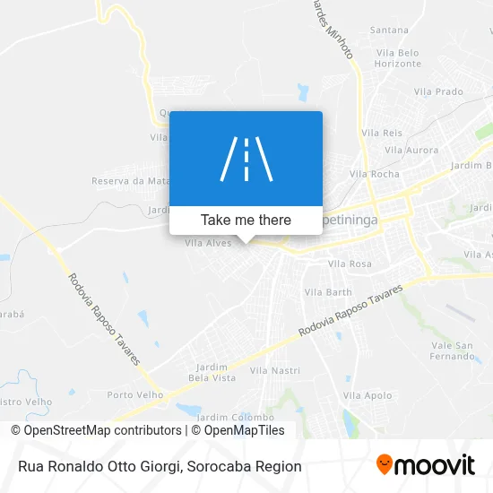Rua Ronaldo Otto Giorgi map