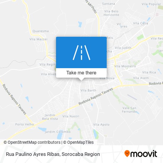 Rua Paulino Ayres Ribas map