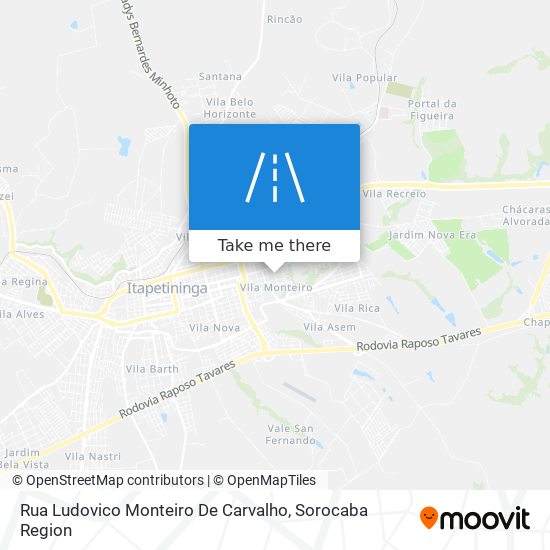 Rua Ludovico Monteiro De Carvalho map