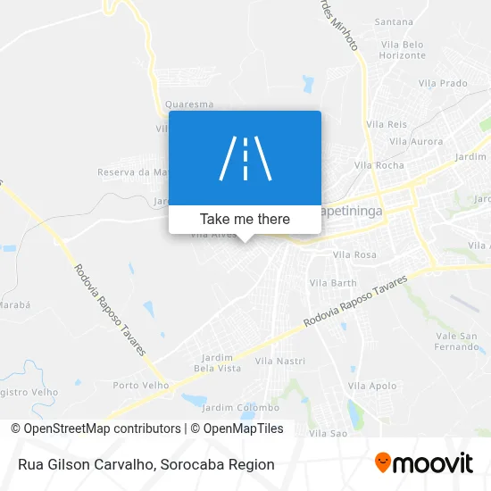 Rua Gilson Carvalho map