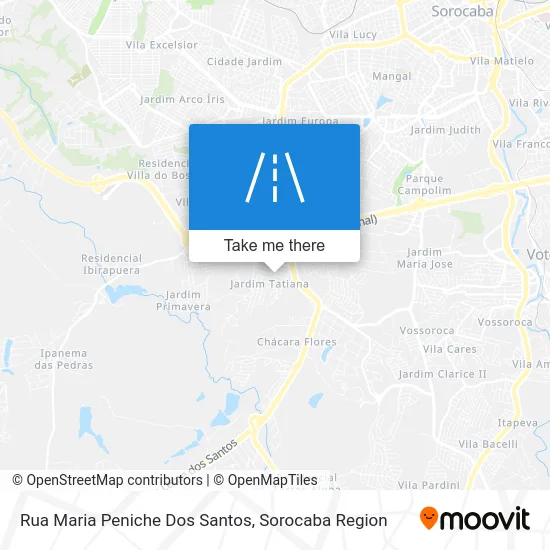 Rua Maria Peniche Dos Santos map