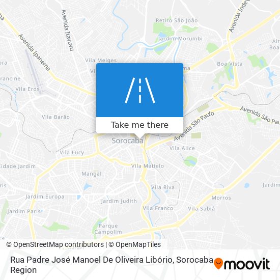 Rua Padre José Manoel De Oliveira Libório map