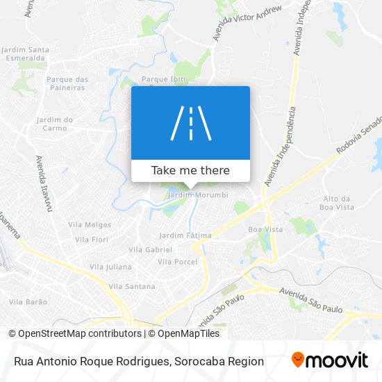 Rua Antonio Roque Rodrigues map