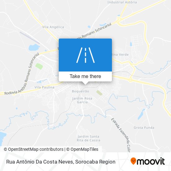 Rua Antônio Da Costa Neves map