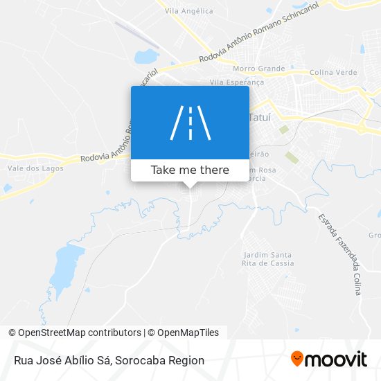 Mapa Rua José Abílio Sá