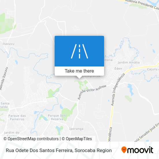 Rua Odete Dos Santos Ferreira map