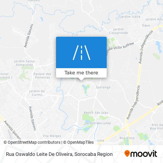 Rua Oswaldo Leite De Oliveira map