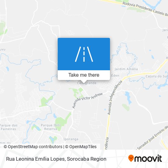 Mapa Rua Leonina Emília Lopes