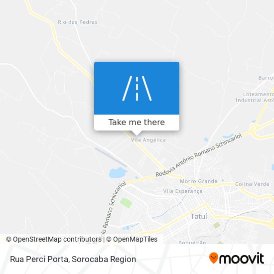 Mapa Rua Perci Porta