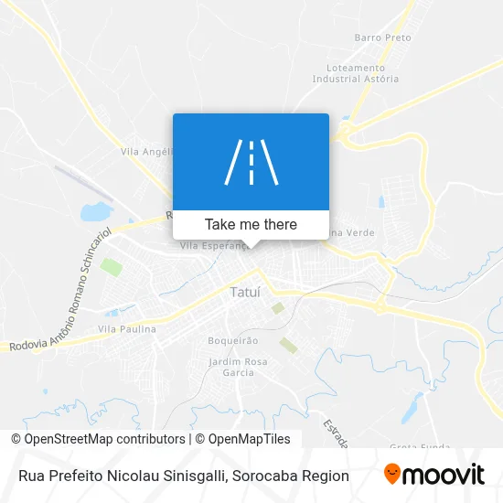 Rua Prefeito Nicolau Sinisgalli map