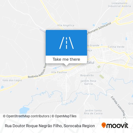 Rua Doutor Roque Negrão Filho map