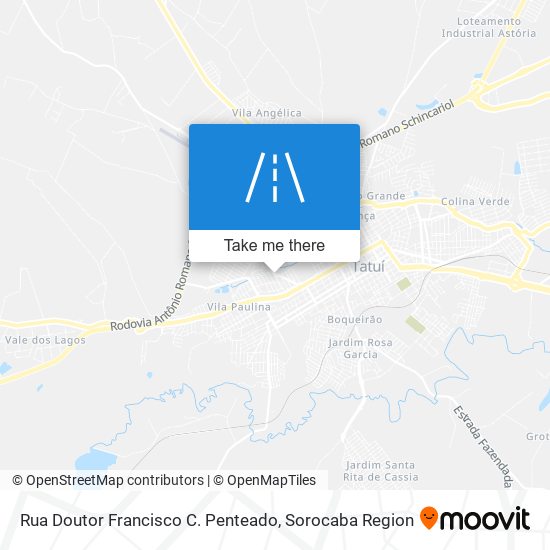 Mapa Rua Doutor Francisco C. Penteado