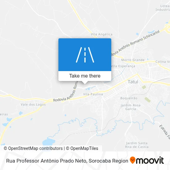 Rua Professor Antônio Prado Neto map