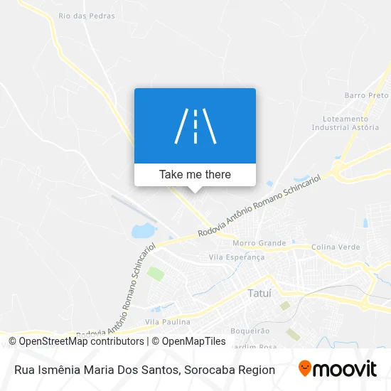Rua Ismênia Maria Dos Santos map