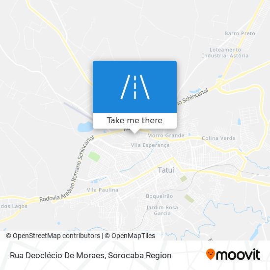 Rua Deoclécio De Moraes map