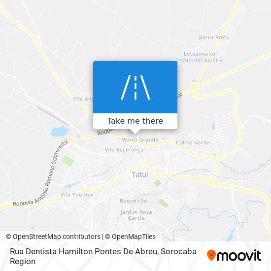 Mapa Rua Dentista Hamilton Pontes De Abreu