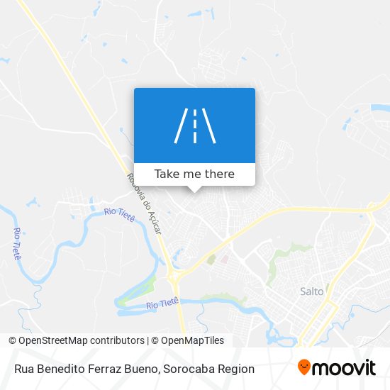Mapa Rua Benedito Ferraz Bueno